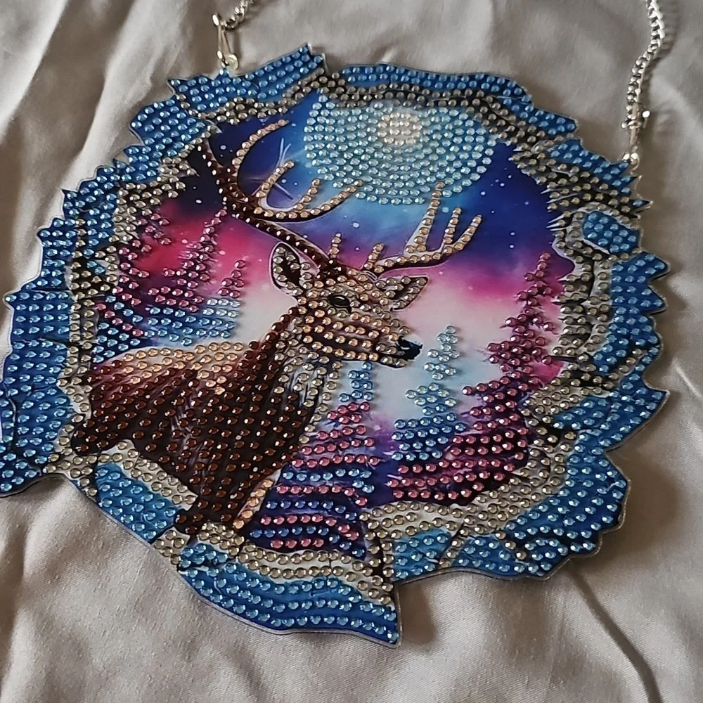 Deer Rhinestone Wall Hanging Sun Catcher